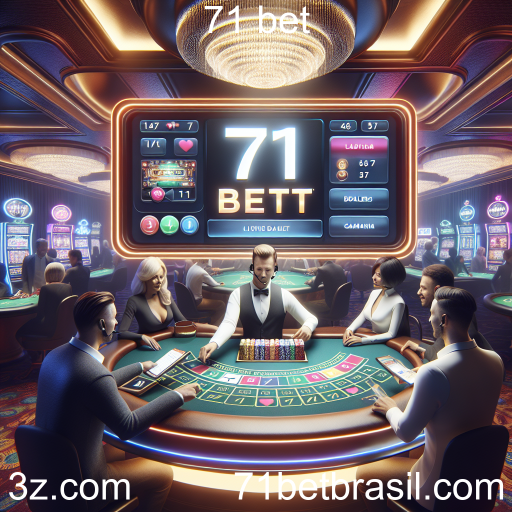 A Experiência Imersiva dos Jogos Ao Vivo na 71 Bet